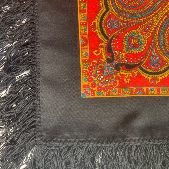 Pavlovo Posad Scarf Shawl Russian Tradition - Picture 7 of 8